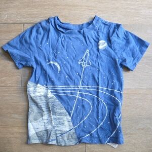 Old Navy Blue Space-Themed Kids Shirt